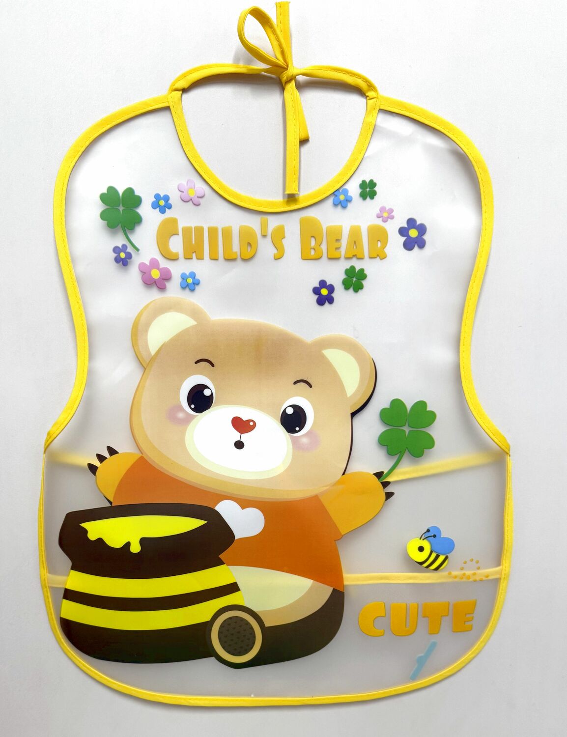 Арт 1305 Нагрудник на завязках с карманом ПВХ 40*33 см