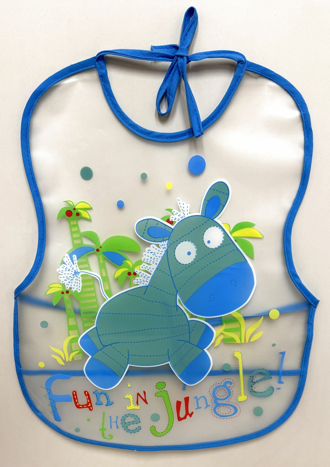 Арт 1305 Нагрудник на завязках с карманом ПВХ 40*33 см