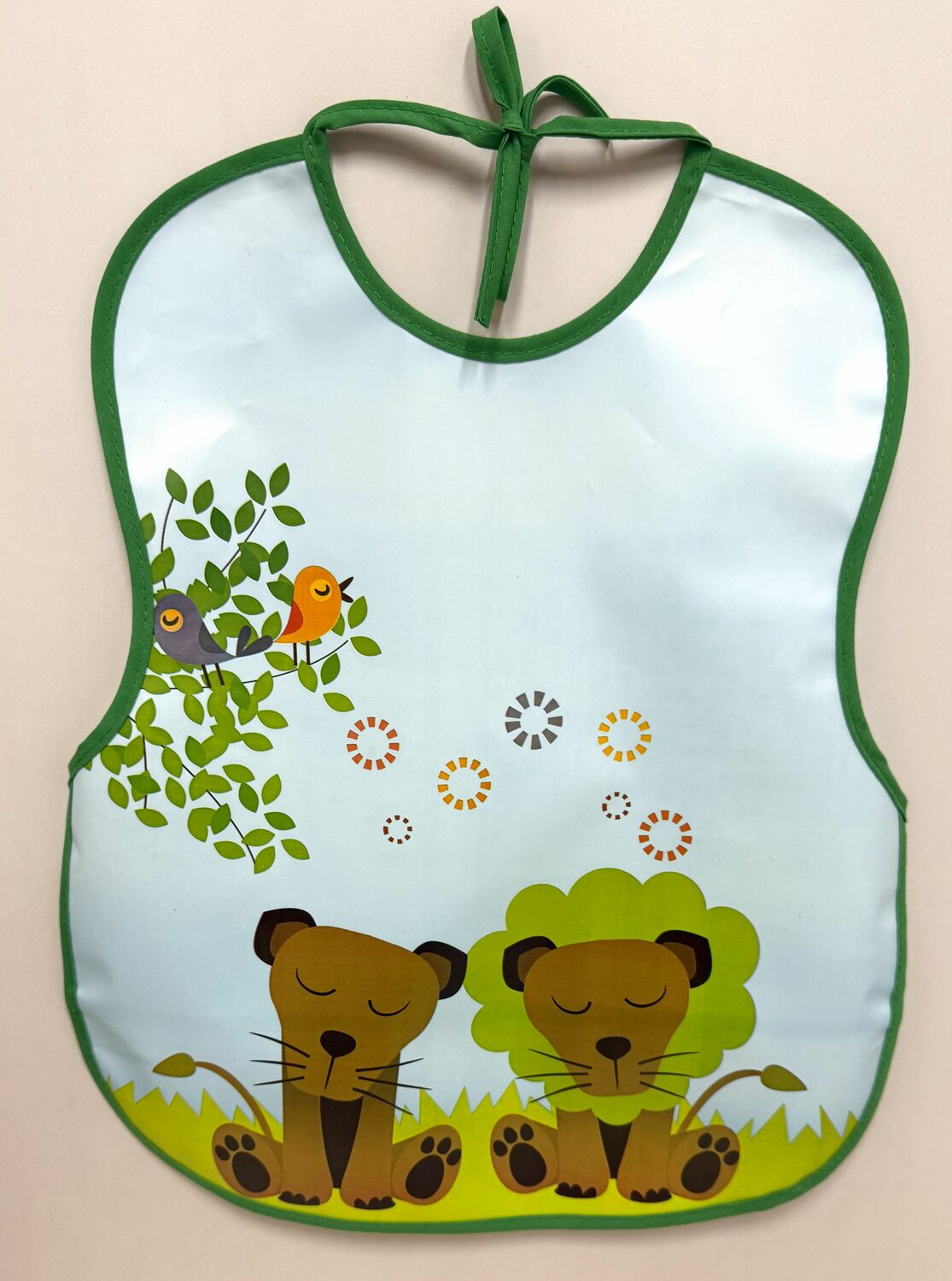 Арт 1305 Нагрудник на завязках с карманом ПВХ 40*33 см