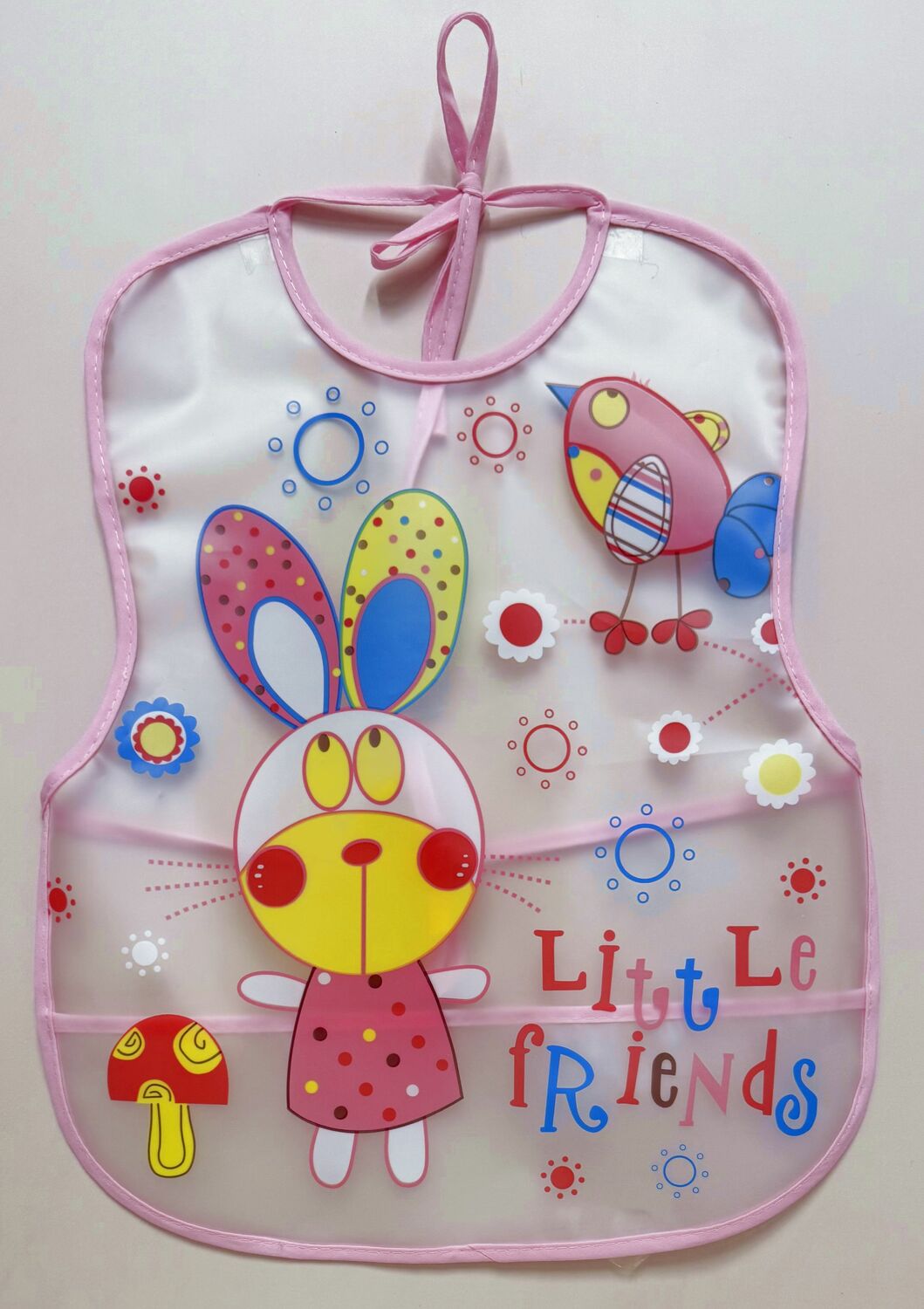 Арт 1305 Нагрудник на завязках с карманом ПВХ 40*33 см